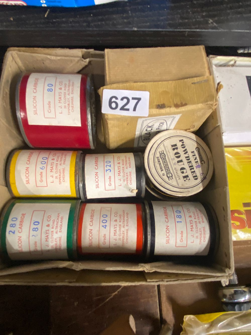 Lot 627: Vintage L. J. Mays & Co. Silicon Carbide...
