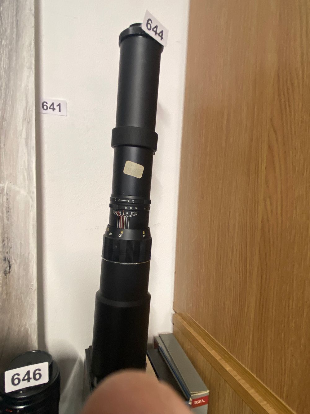 Lot 644: Vintage 400mm F6.3 Telephoto Camera Lens, Likely Soviet...