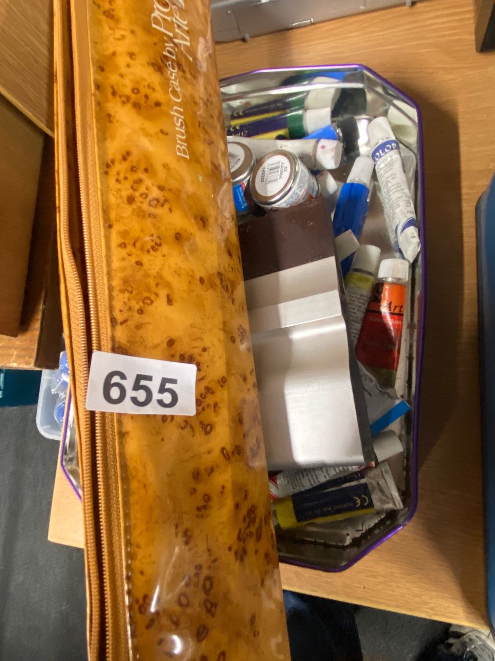 Lot 655: A Collection of Modern Art Supplies, including a...