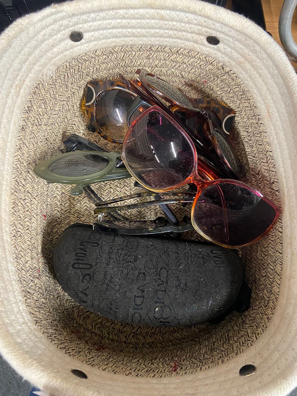 Lot 658: A Collection of Contemporary Plastic-Framed Sunglasses with Woven...