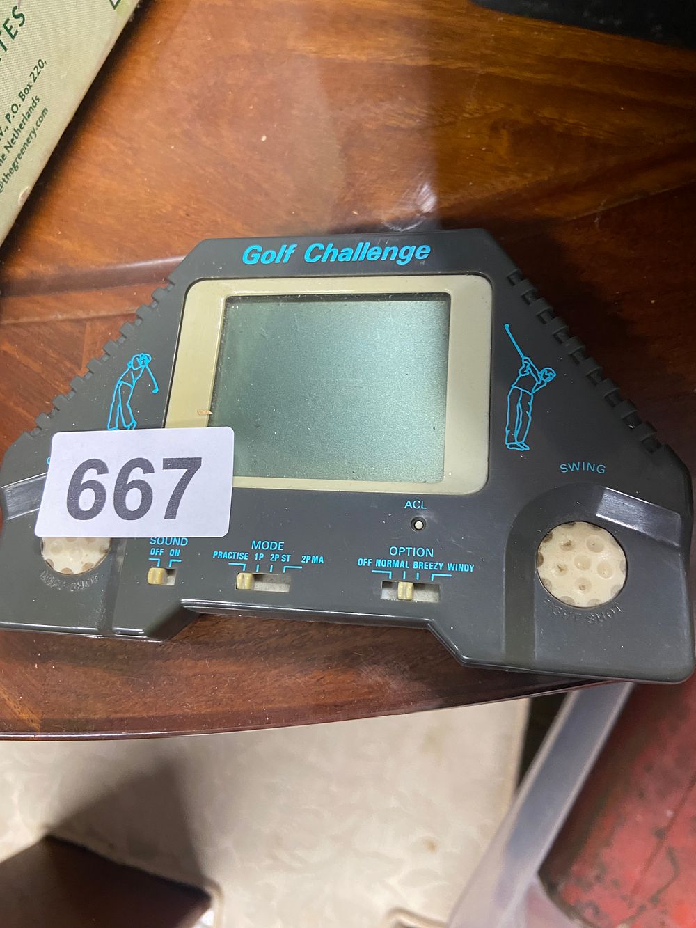Lot 667: Score Matic Golf Challenge Electronic Handheld LCD Game