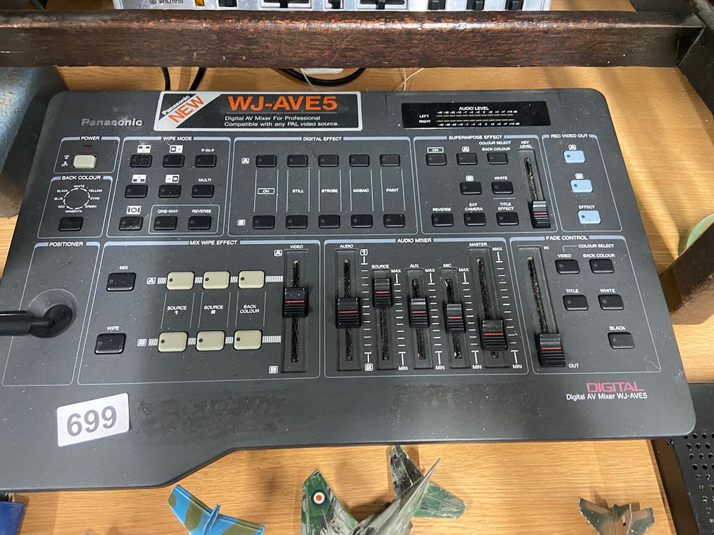 Lot 699: Panasonic WJ-AVE5 Digital AV Mixer