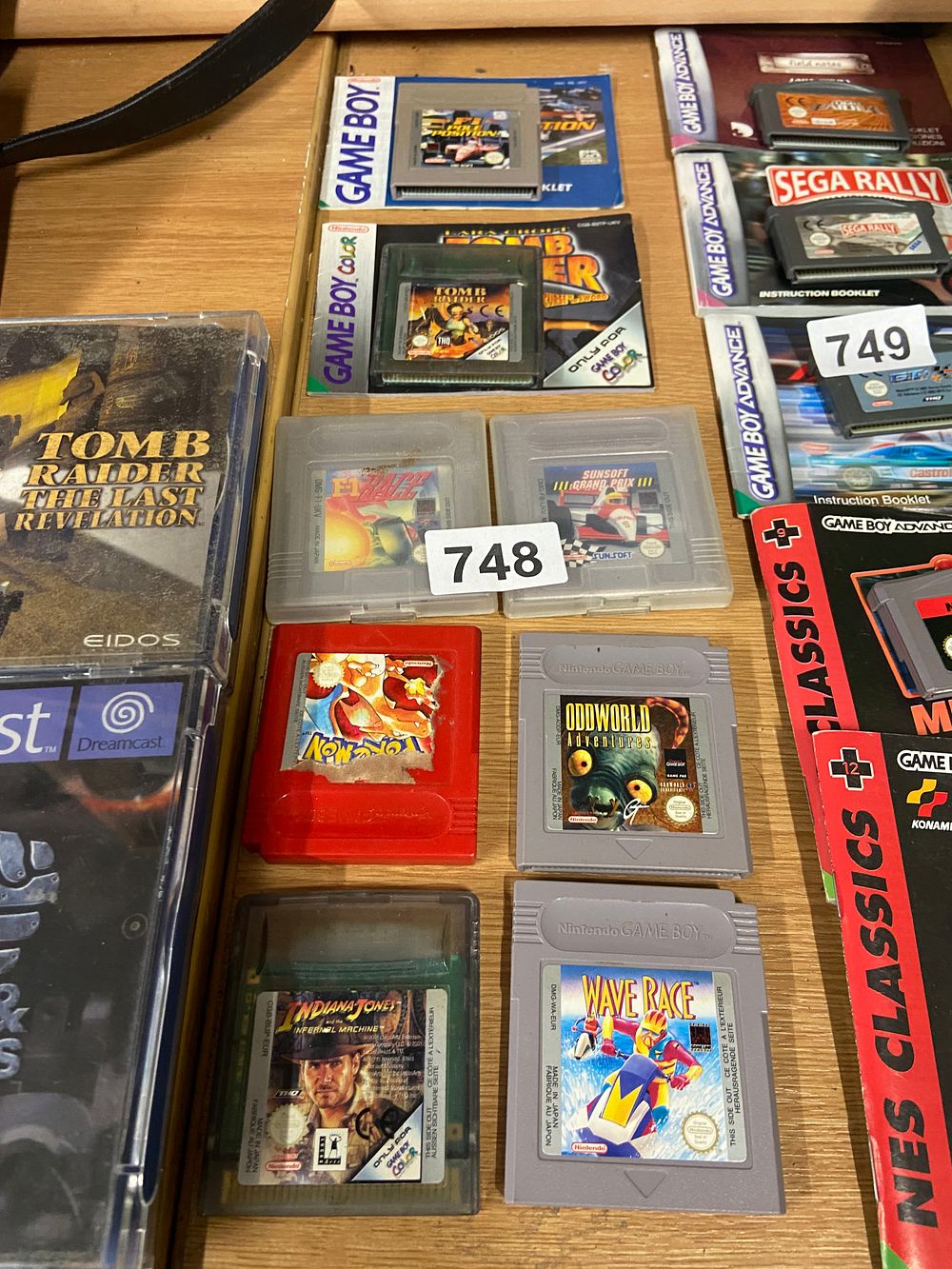 Lot 748: A Collection of Vintage Nintendo Game Boy, Game...