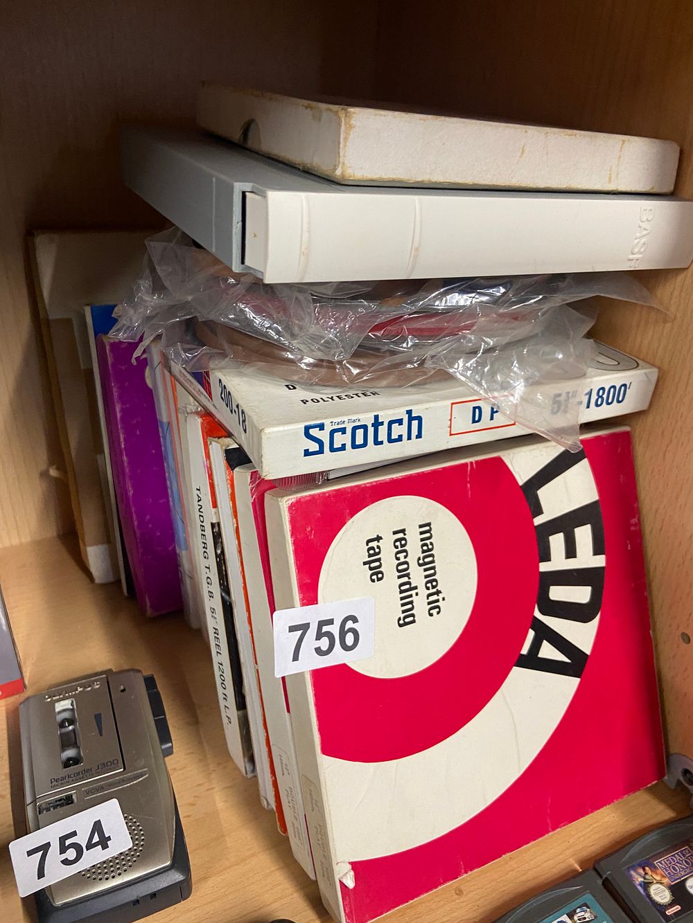 Lot 756: A Collection of Vintage Scotch Reel-to-Reel Recording Tapes,...