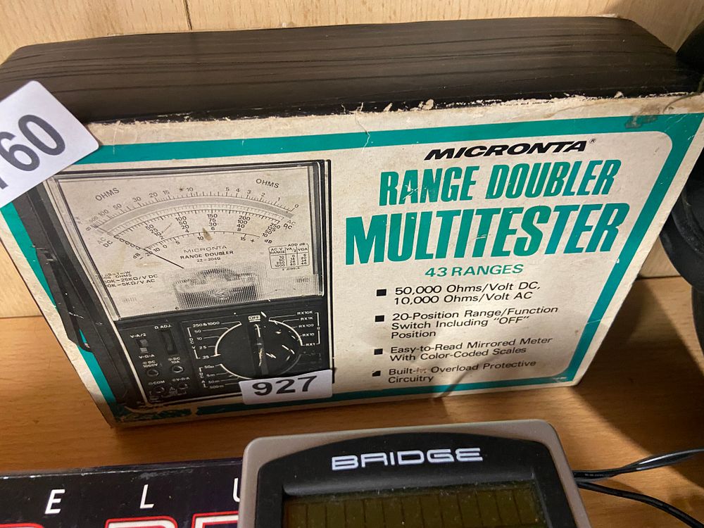 Lot 760: Micronta Range Doubler Multitester, Model 22-204B, 43 Ranges,...