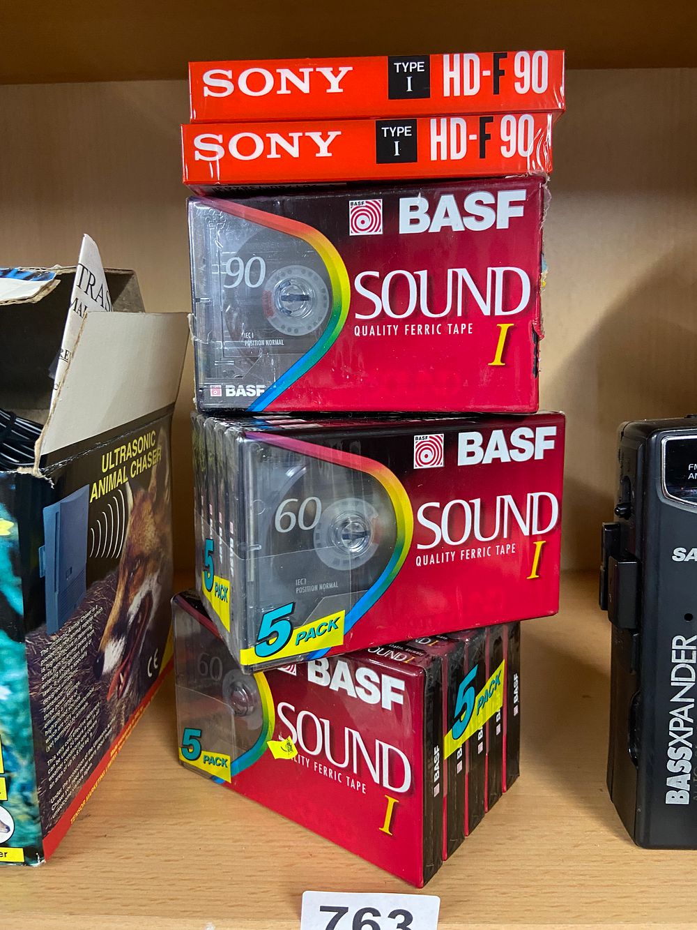 Lot 763: Lot of BASF Sound I and Sony HD-F...