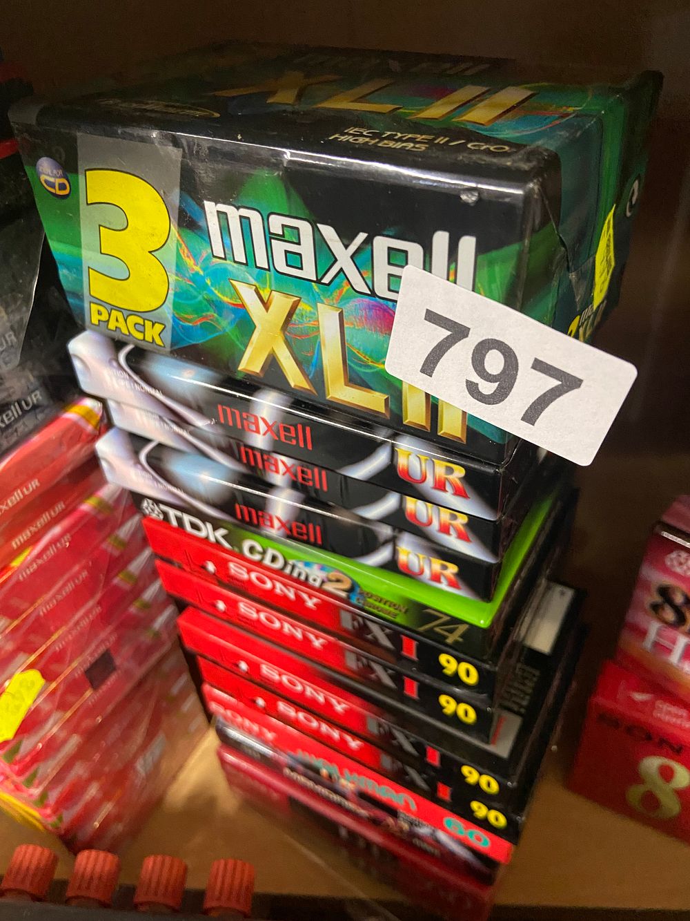 Lot 797: Mixed Lot of Maxell XLII High Bias, UR,...