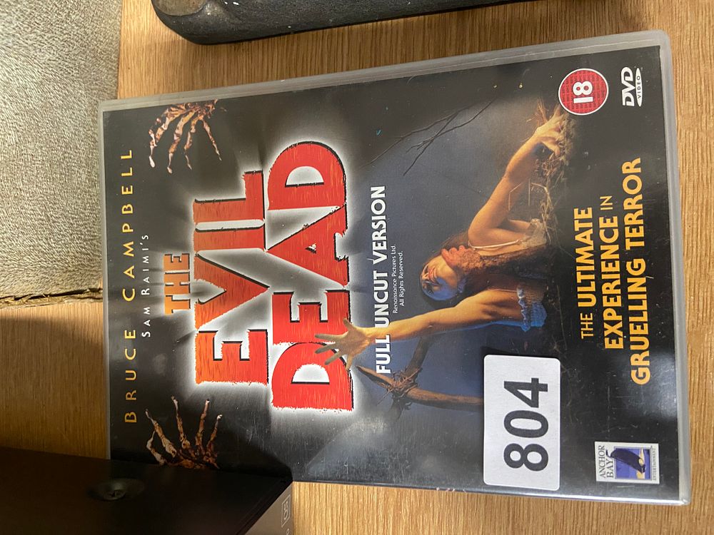 Lot 804: The Evil Dead (DVD, 2002 FULL UNCUT VERSION)...