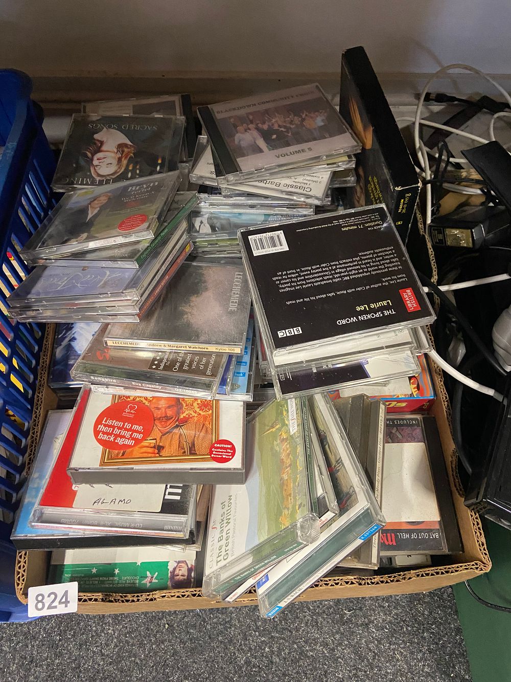 Lot 824: A Large Collection of Mixed Compact Discs (CDs),...