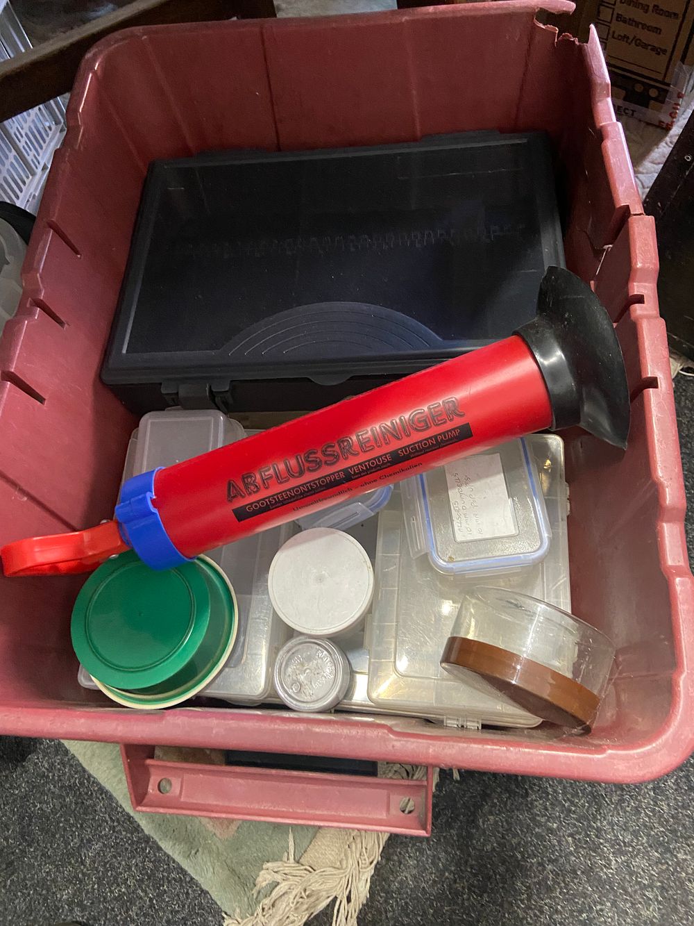 Lot 840: Collection of Contemporary Plastic Household Items, including a...