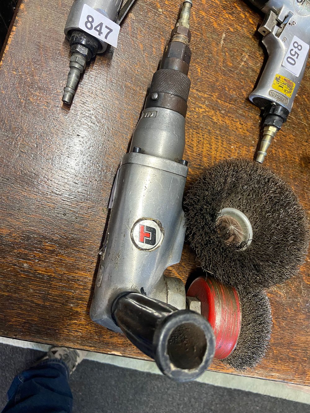 Lot 849: A Collection of Ingersoll Rand Pneumatic Air Grinders
