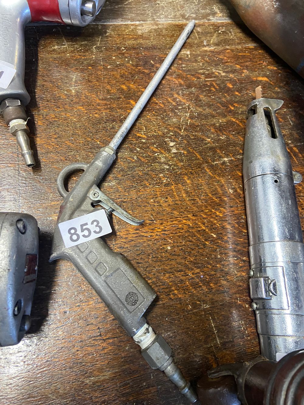 Lot 853: Industrial Pneumatic Air Blow Gun with Long Nozzle