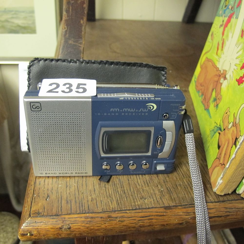 Lot 235: Design Go KK939B 10-Band World Radio Receiver with...