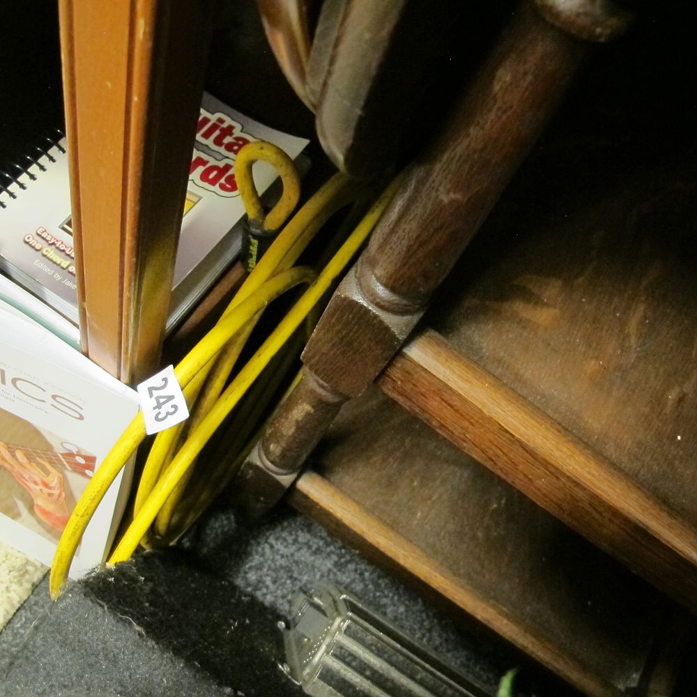 Lot 243: Armed bike locking cord
