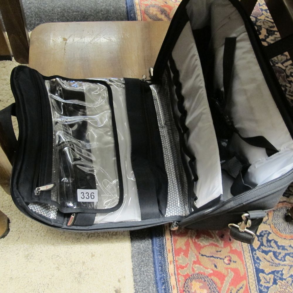 Lot 336: A Travelon XL Toiletry Weekender Tote