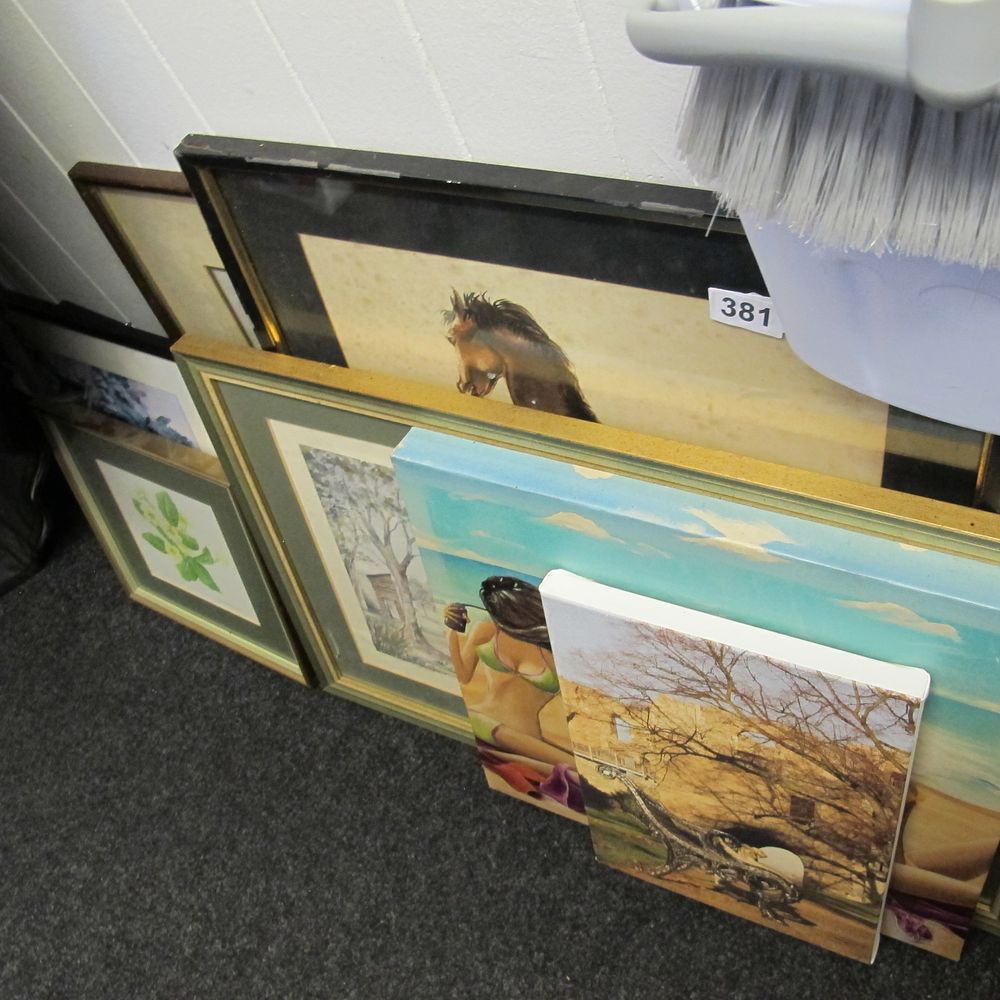 Lot 381: A Group of Assorted Pictures and Prints