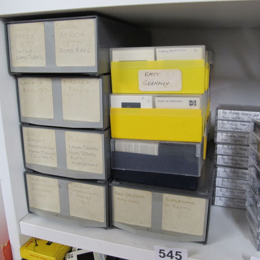 Lot 545: A Collection of Mid-to-Late 20th Century Photographic Slide...