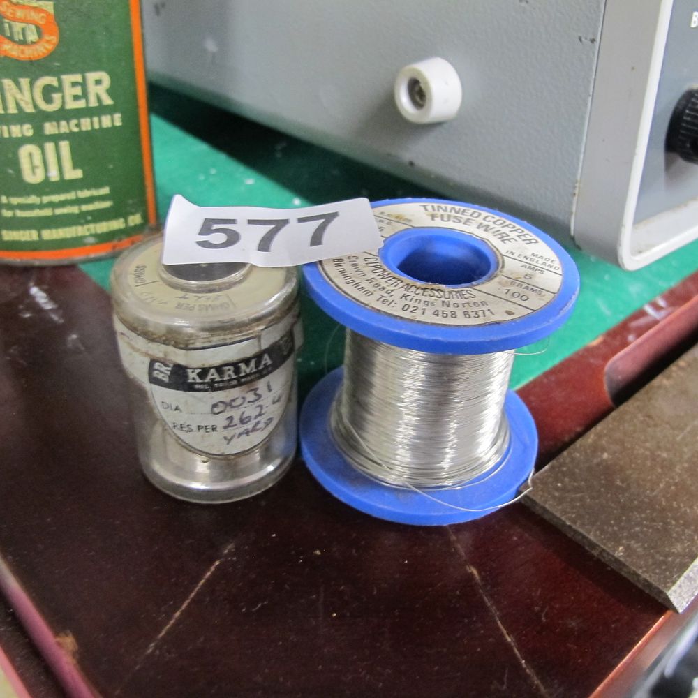 Lot 577:  CI Power Accessories Fuse Wire