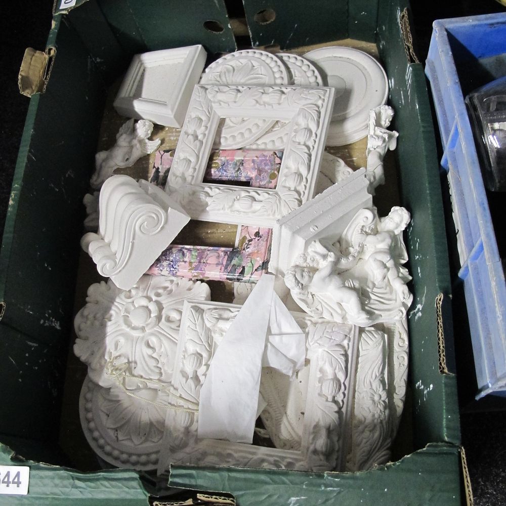 Lot 644: A Collection of Classical Revival Style Plaster or...