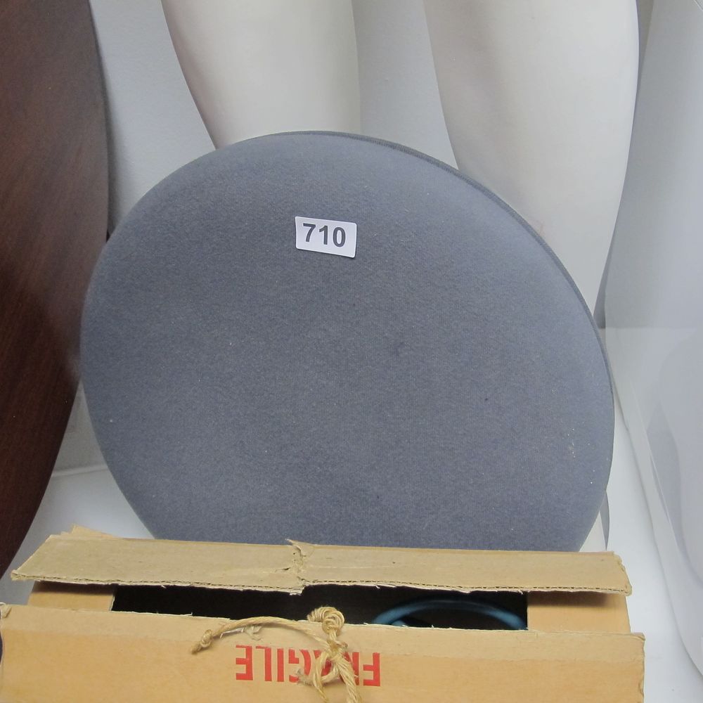 Lot 710: Industrial Grey Woven Textile Polishing or Abrasive Disc,...
