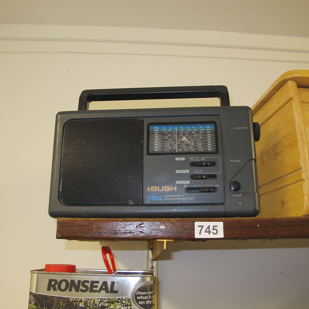 Lot 745: A Bush 10-Band Portable Radio Receiver