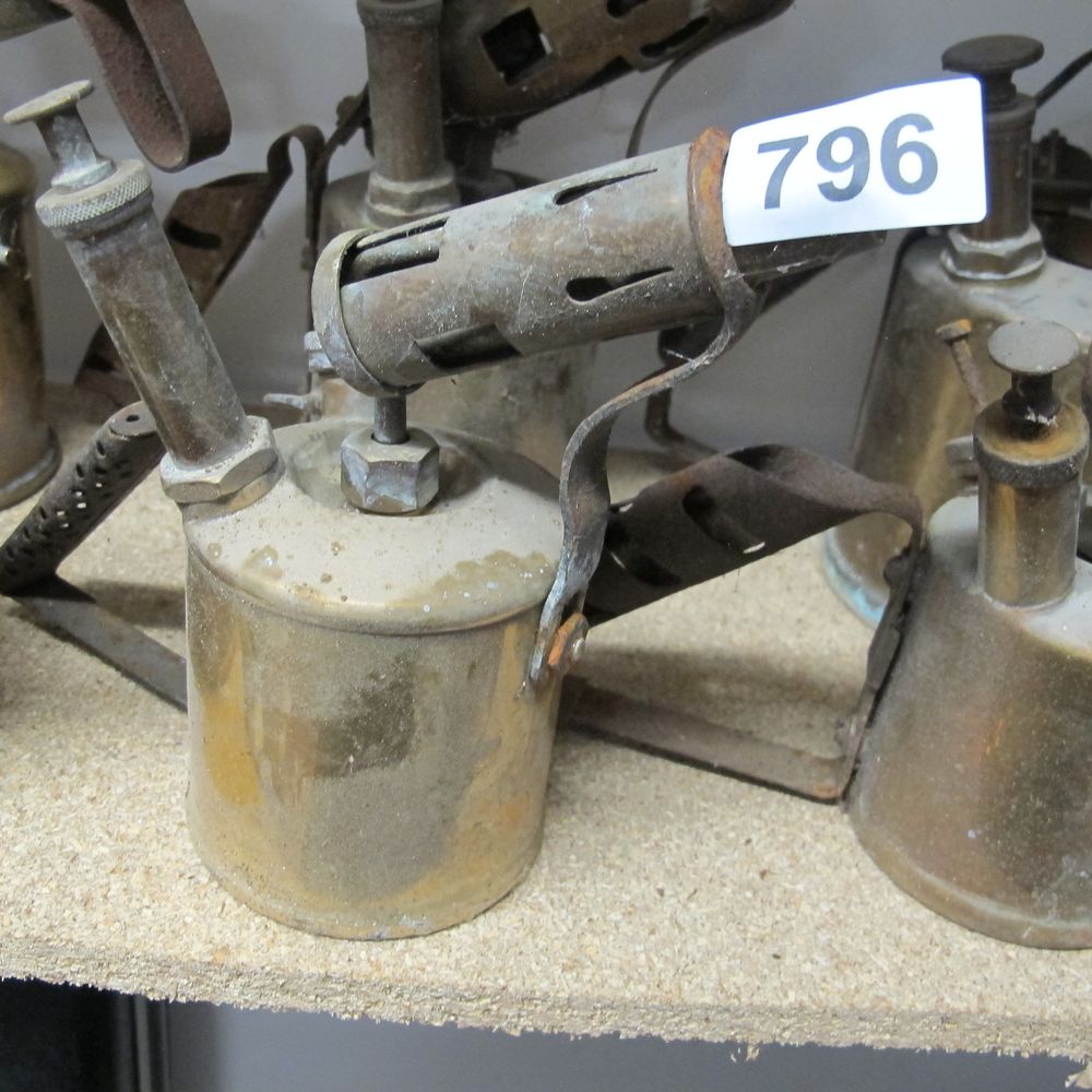 Lot 796: A Swedish Brass Blowtorch, possibly Primus, circa early...