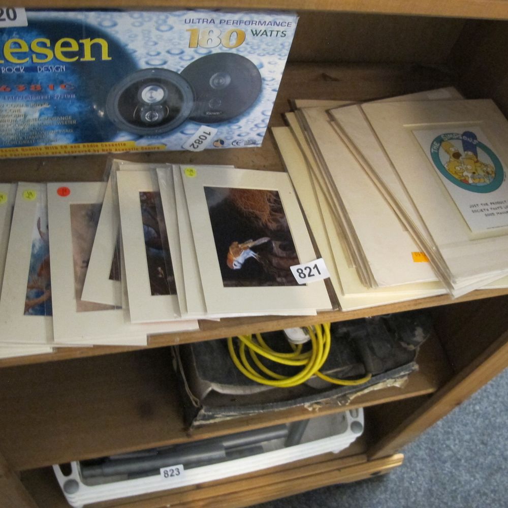 Lot 821: A Group of Electronics and Prints, Including Aquascape...