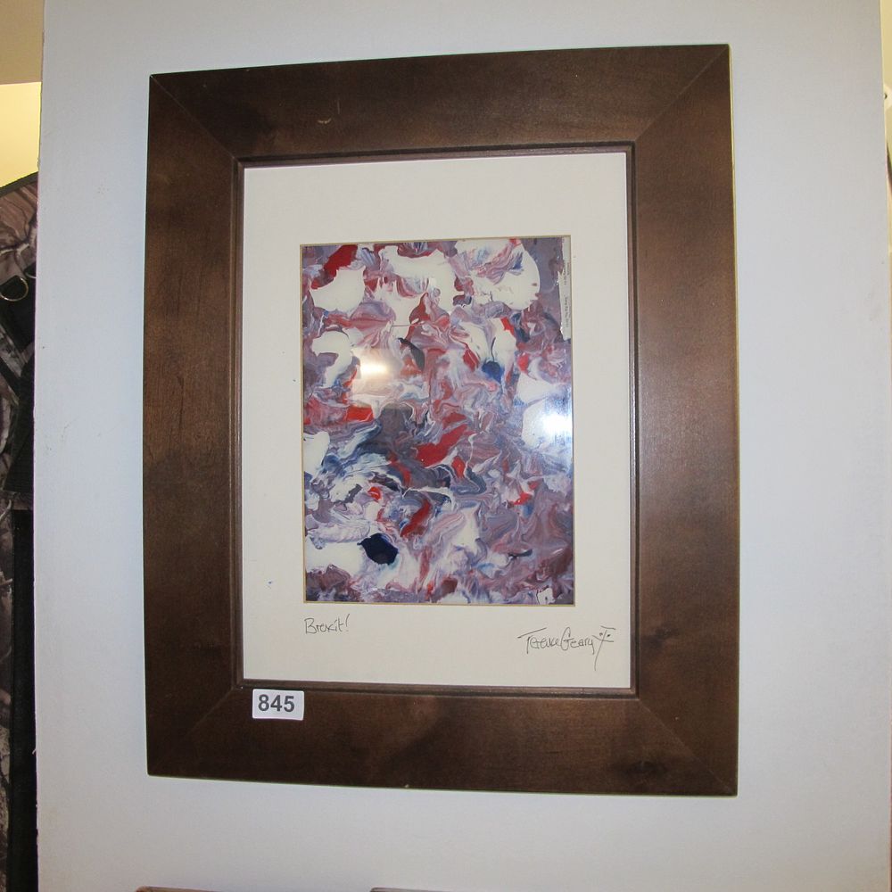 Lot 845: Terence Geary, 'Brexit!', 1992, Abstract Work