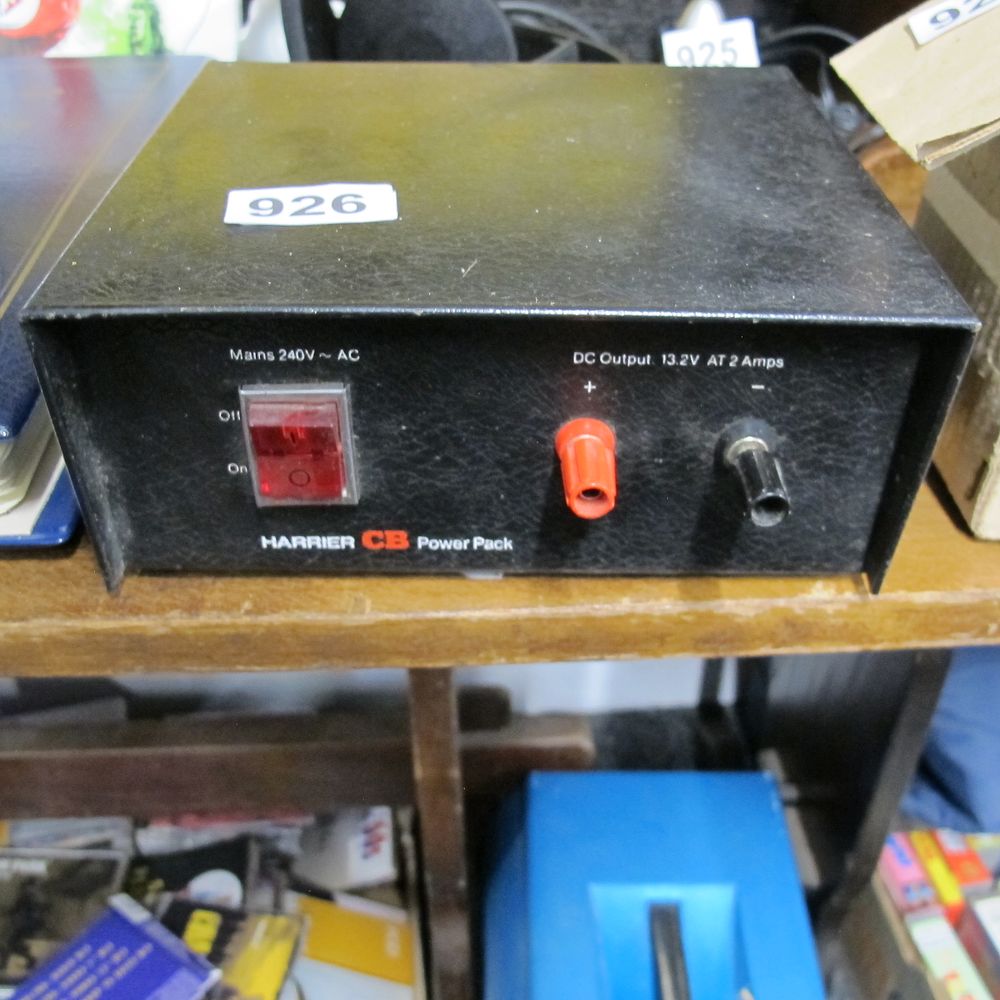 Lot 926: HARRIER CB Power Pack, 240V AC to 13.2V...