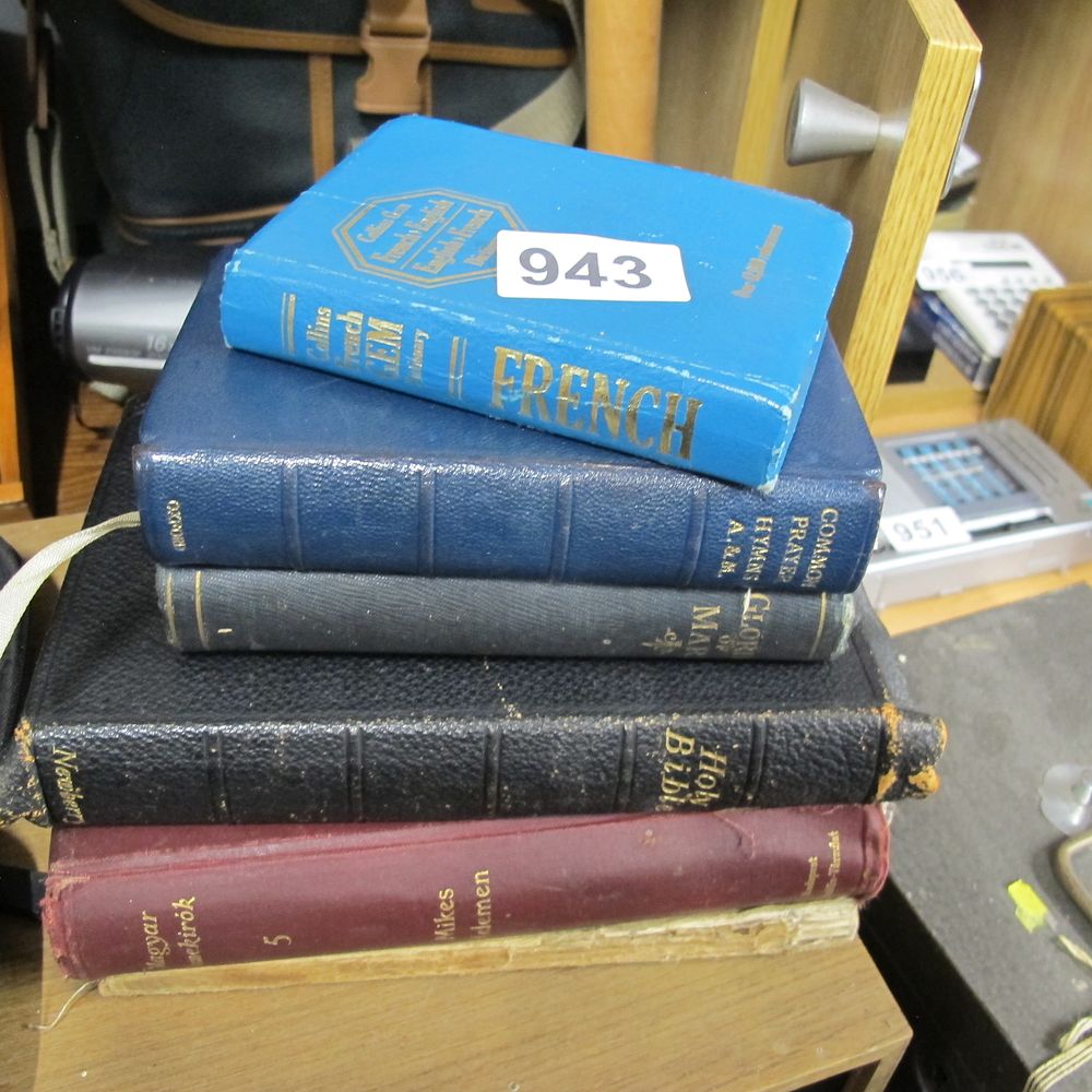 Lot 943: A Group of Five Books, including a Collins...