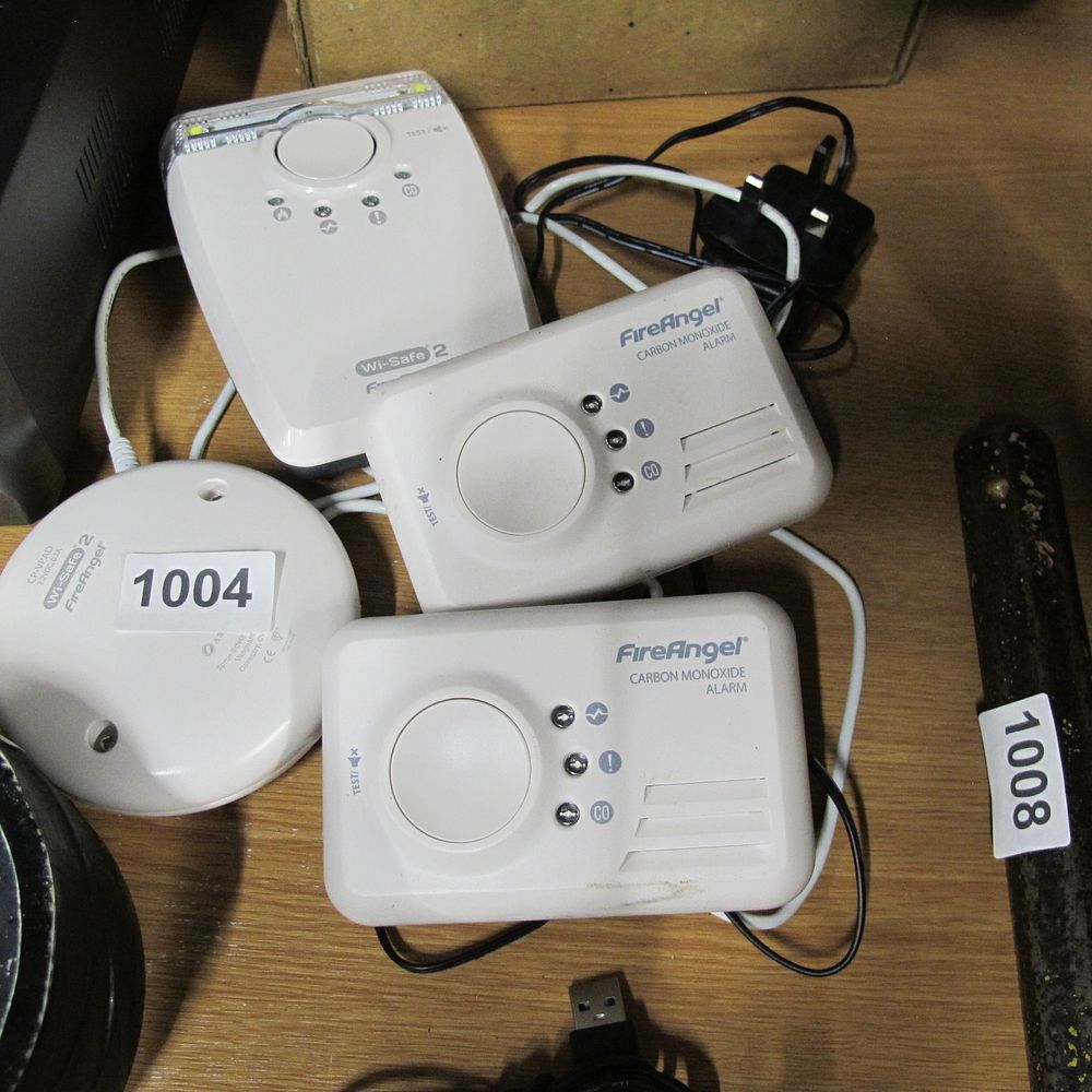 Lot 1004: A Group of FireAngel Wi-Safe 2 and Carbon...