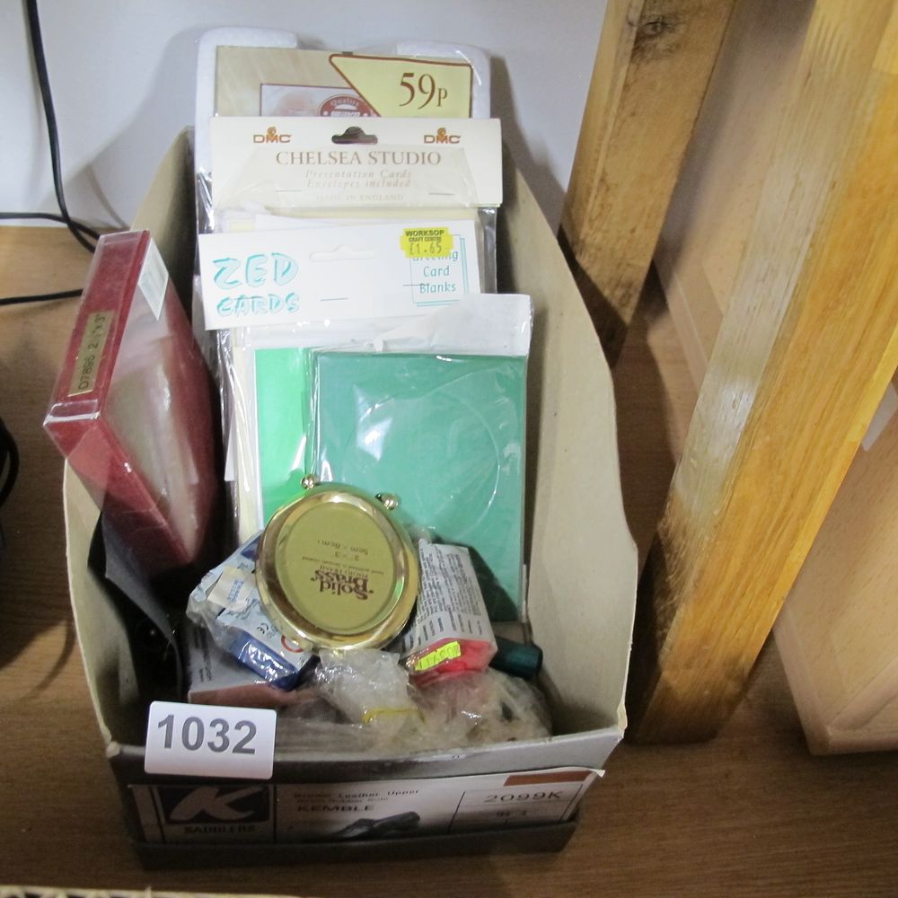 Lot 1032: A Collection of Card Making and Craft Supplies,...