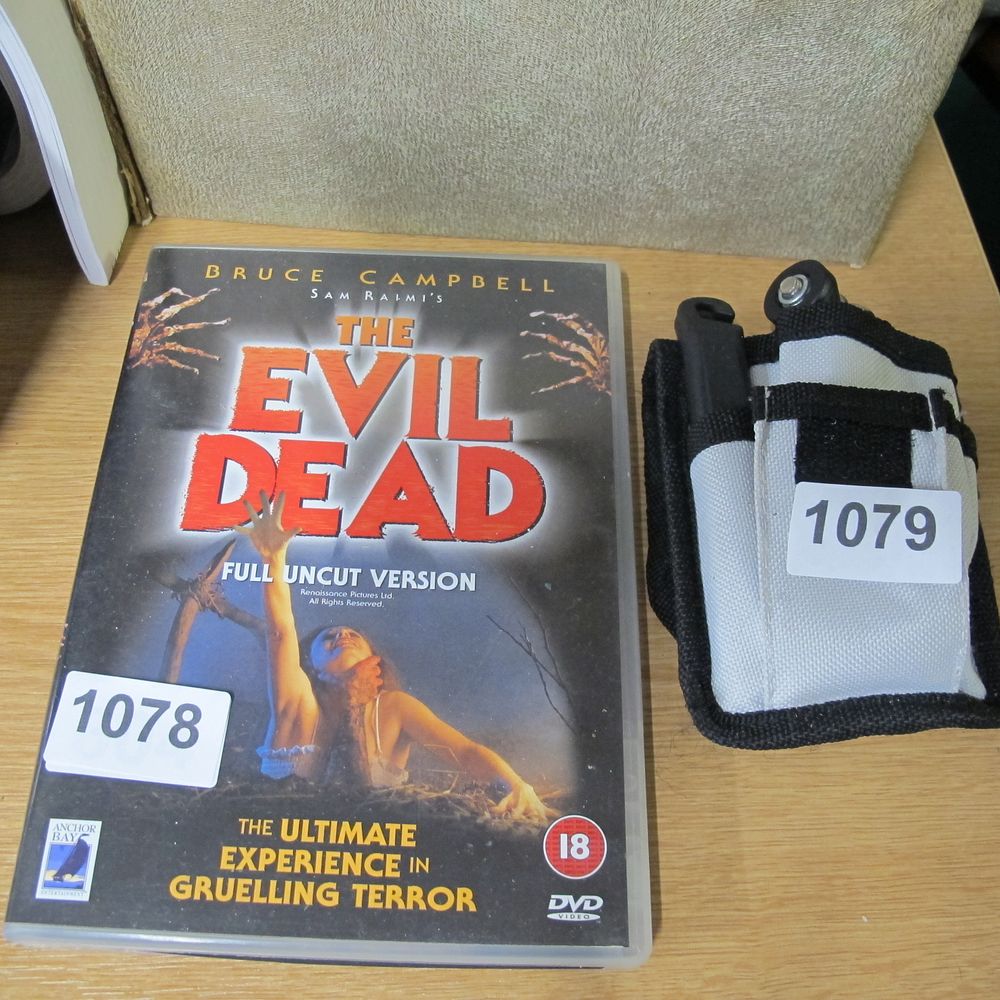 Lot 1078: A The Evil Dead (Full Uncut Version) DVD 