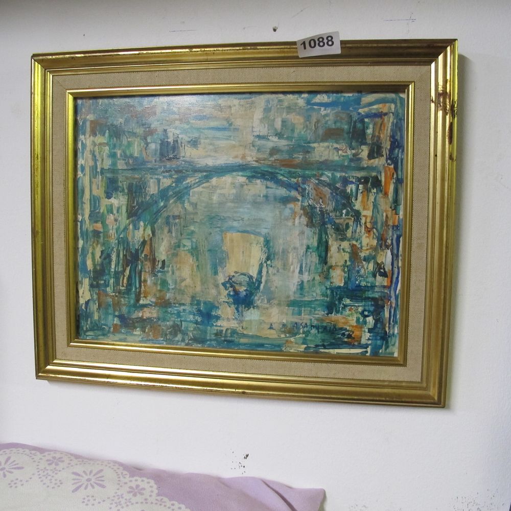Lot 1088: Signed A. Samuel, Mid-20th Century to Contemporary Abstract...