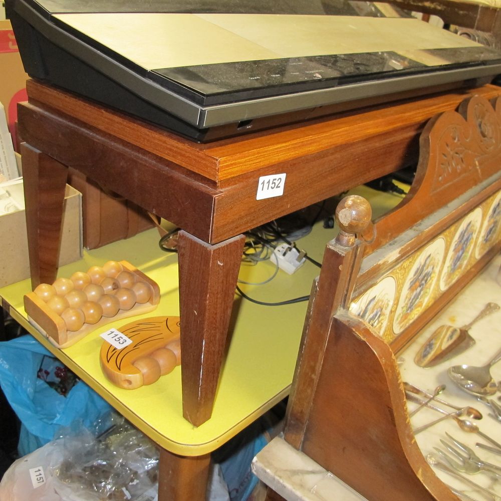 Lot 1152: A Modern Electronic Audio Component on Stand, with...