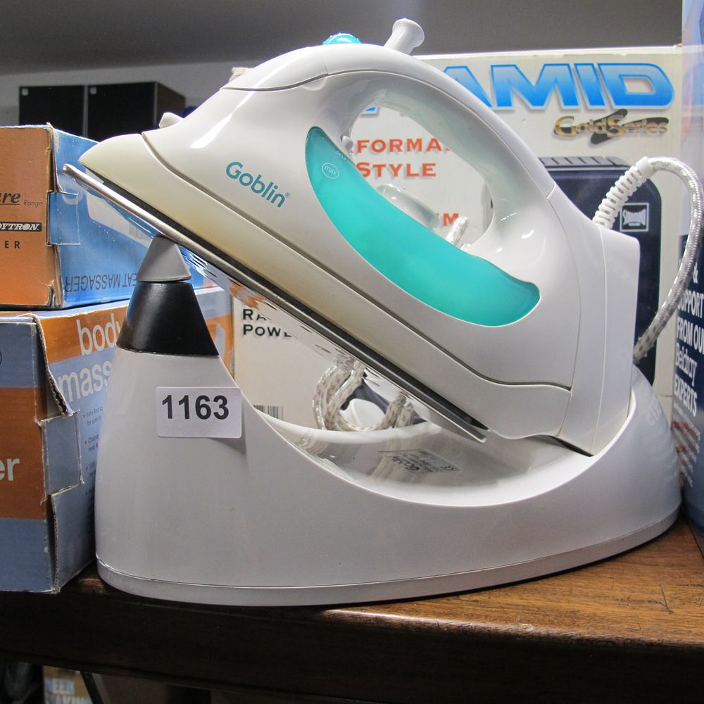Lot 1163: Modern Goblin Cordless Steam Iron