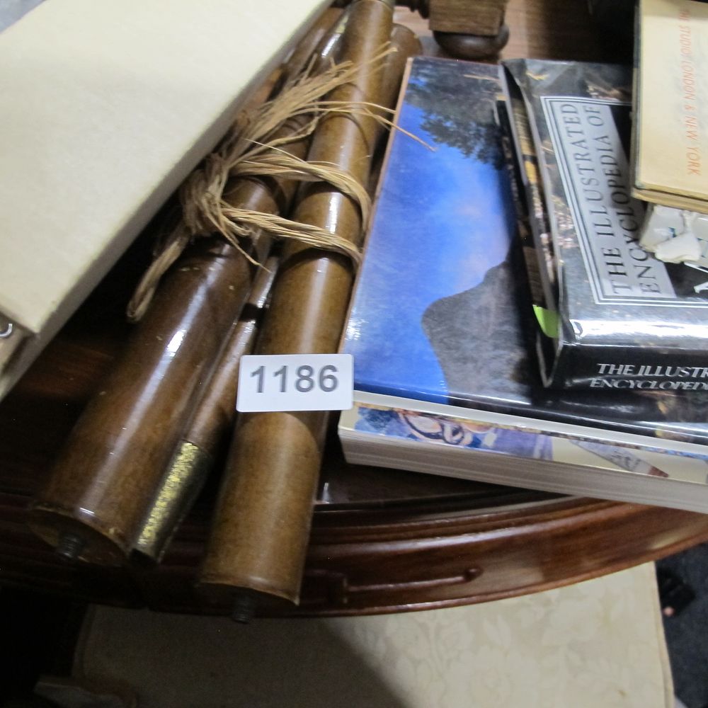 Lot 1186: A Group of Vintage Mid-Century Bamboo-Effect Wooden Table...