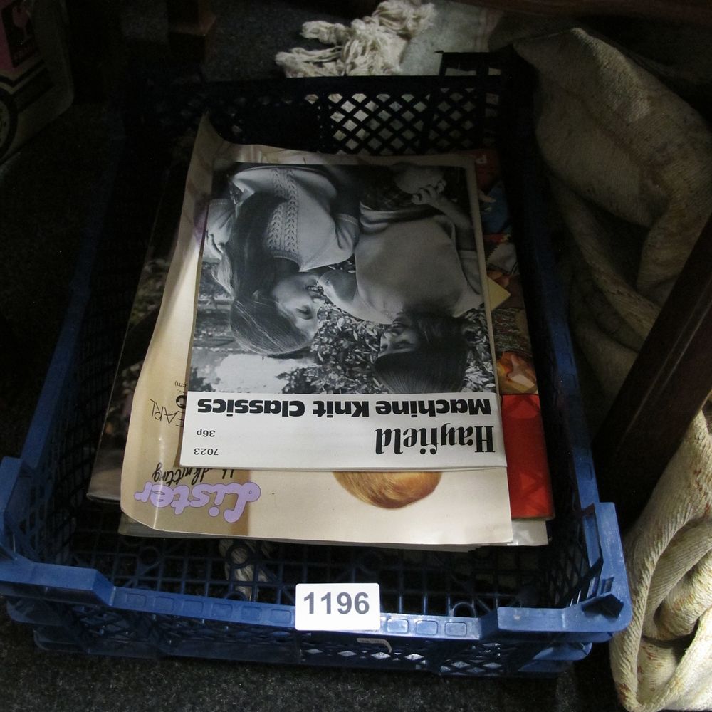 Lot 1196: A Collection of Vintage Machine Knitting Pattern Booklets...