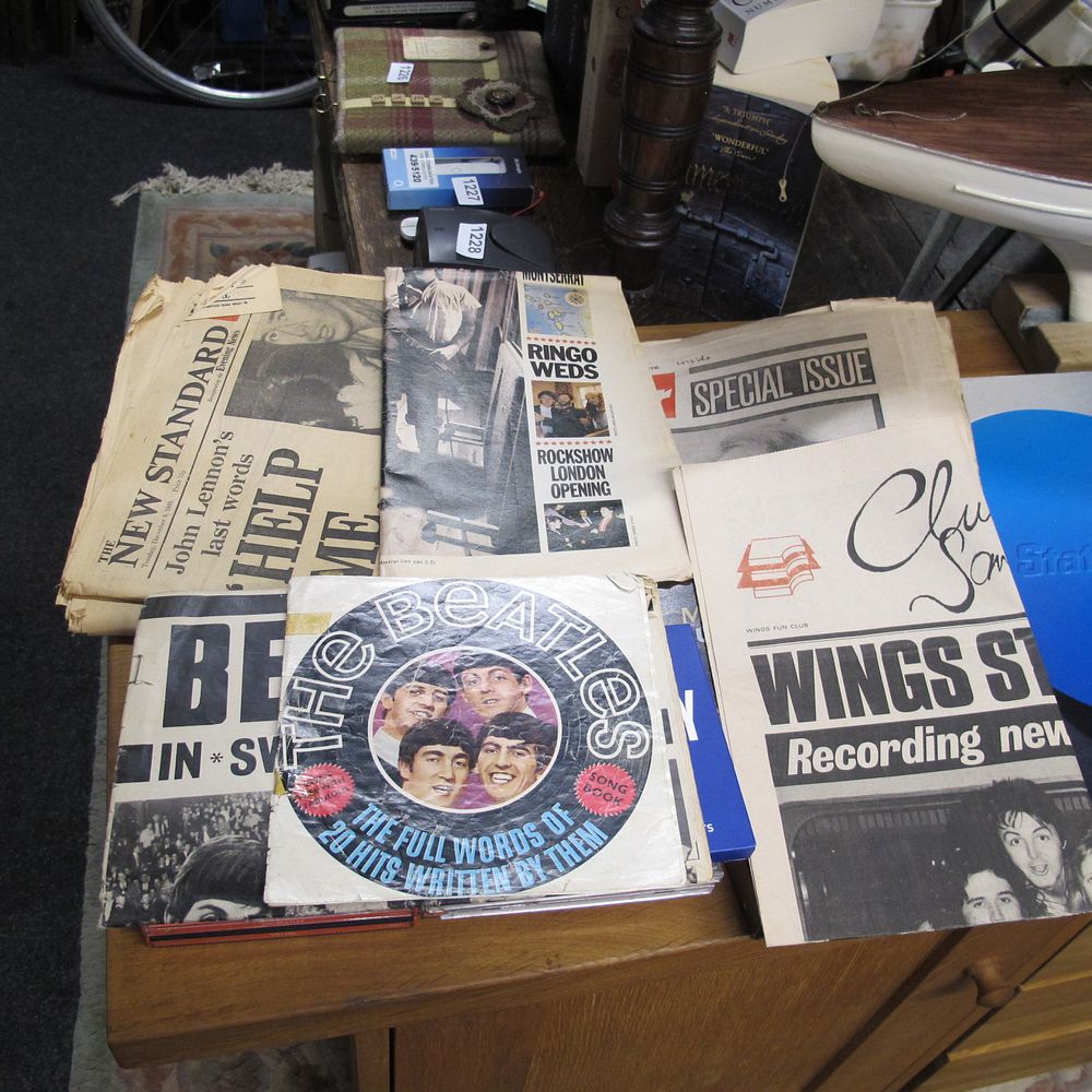 Lot 1203: A Collection of British Pop Culture Ephemera, including...