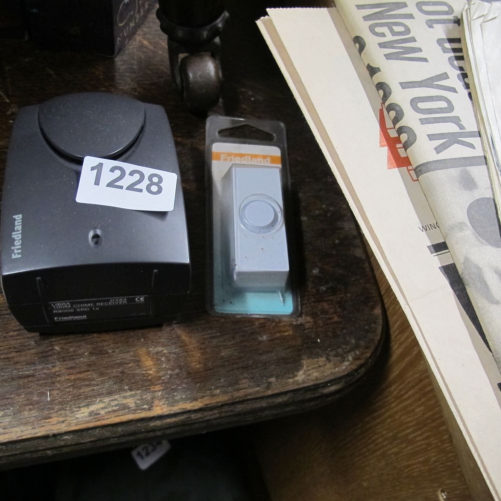 Lot 1228: wireless doorbell