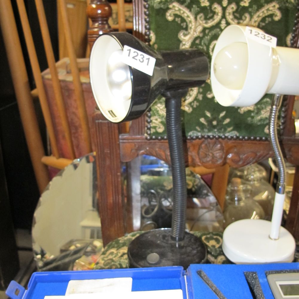 Lot 1231: desk lamp