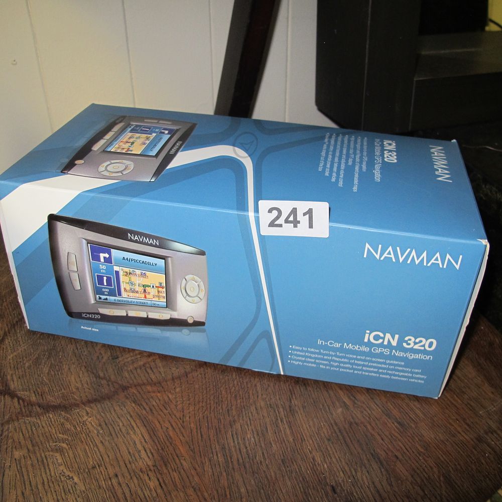 Lot 241: Navman, Portable GPS Navigation System, Early 21st Century