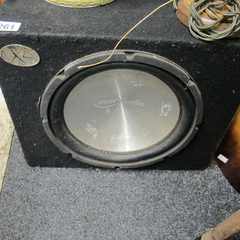 Lot 261: mac Audio XL Series Subwoofer, Automotive Audio Component,...