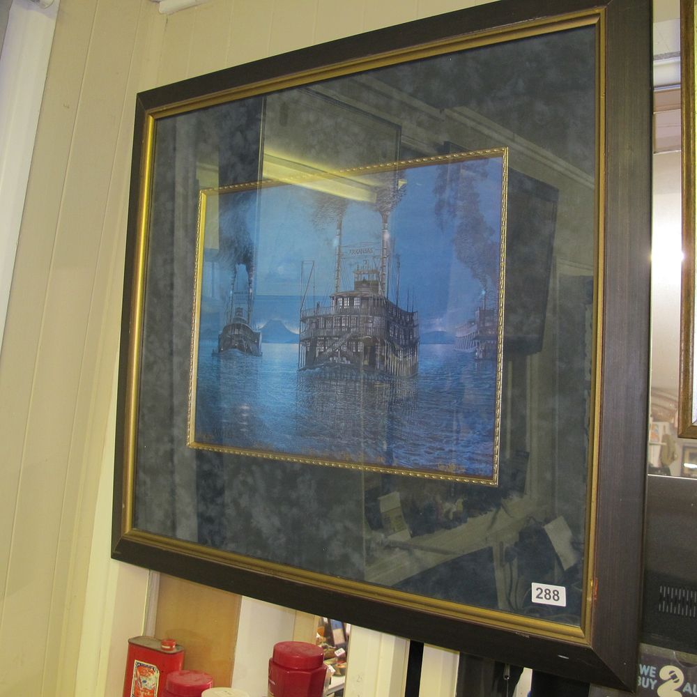 Lot 288: Gary R. Lucy (American, b. 1948) 'Moonlight on...
