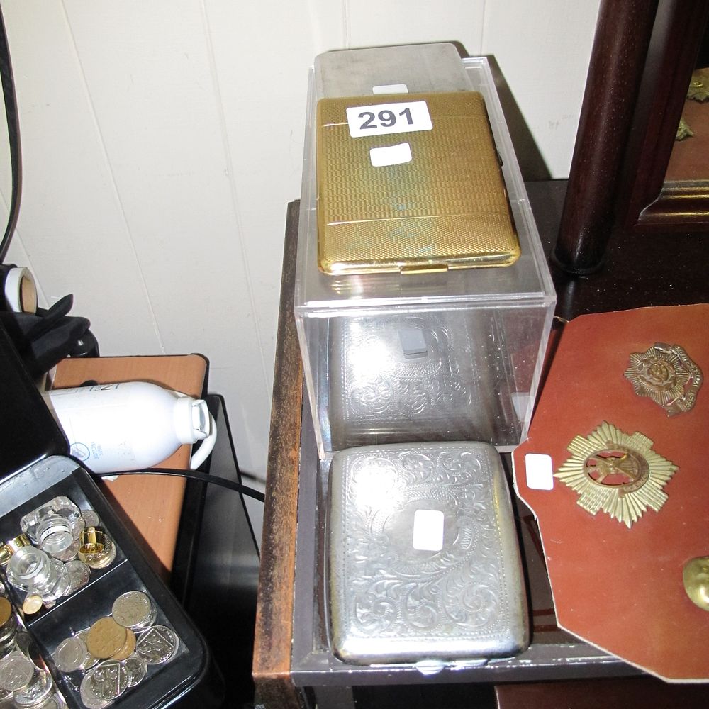 Lot 291: A Collection of Art Deco Style Cigarette Cases...