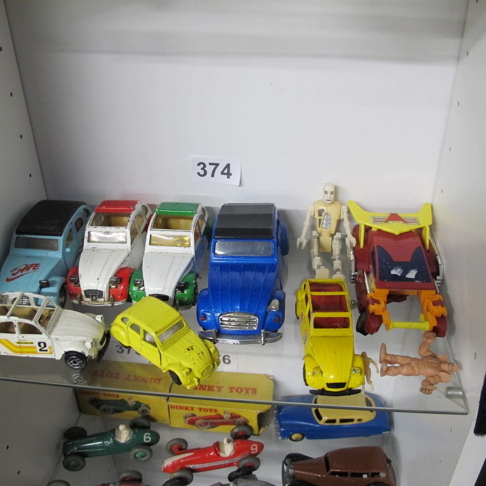 Lot 374: Dinky, Citroen, and Various Manufacturers, Die-cast and Plastic...