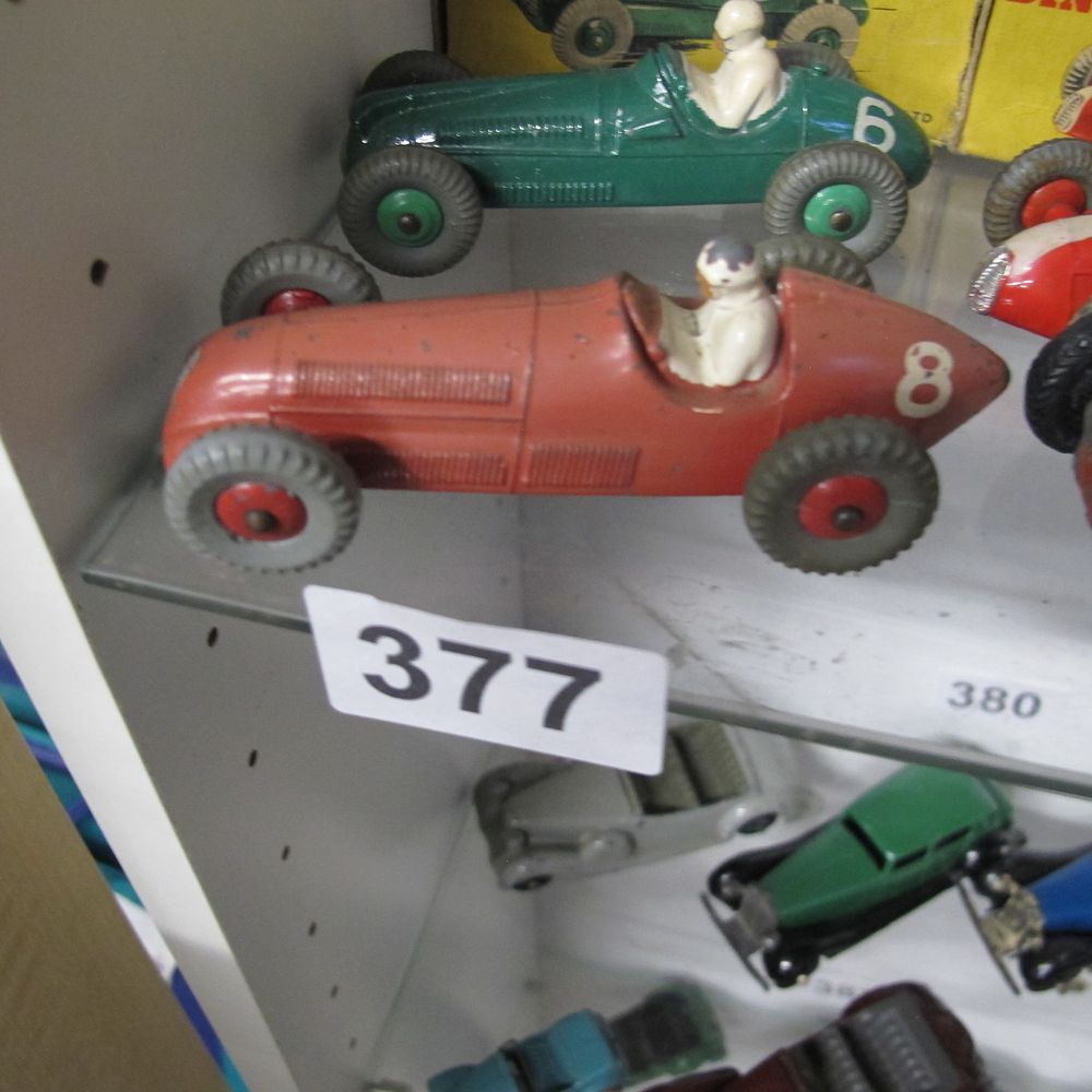 Lot 377: Dinky Toys, HWM and Ferrari Racing Cars, Die-Cast,...