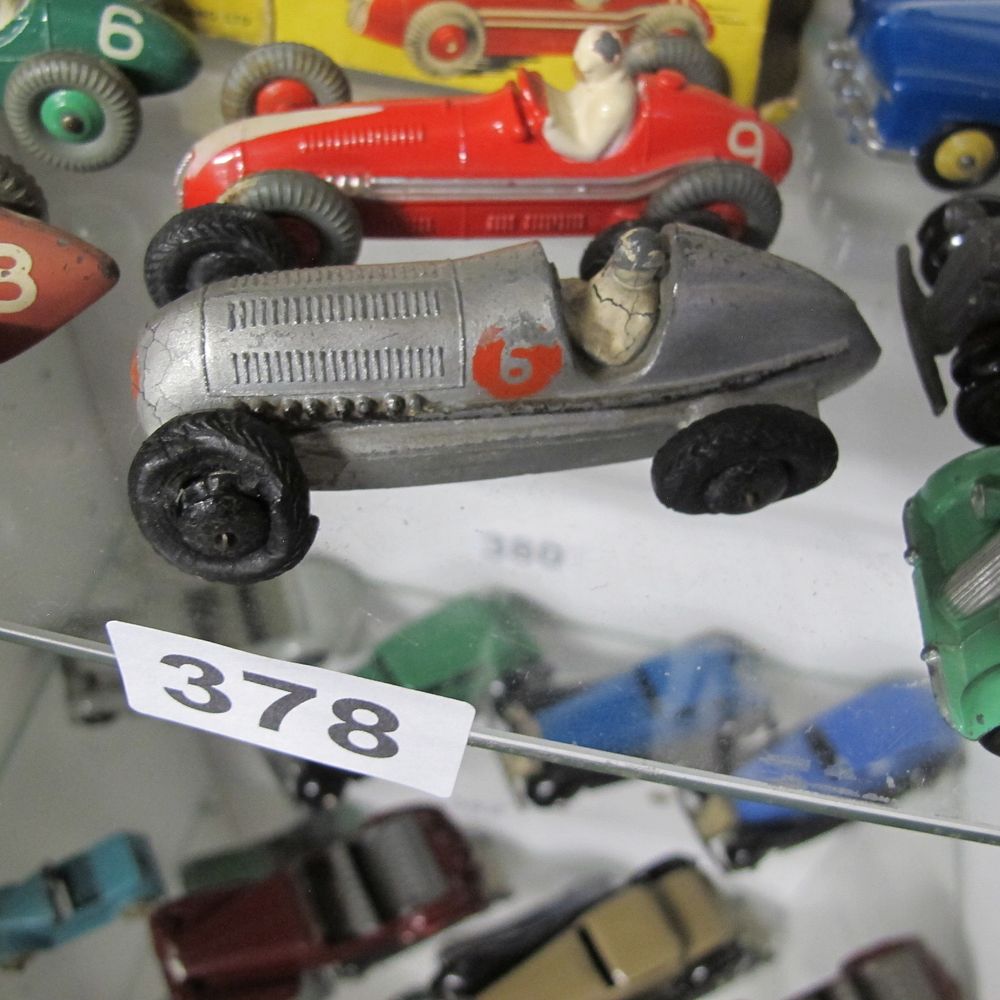 Lot 378: Dinky Toys, 23c Mercedes-Benz Racing Cars, Die-Cast Metal,...