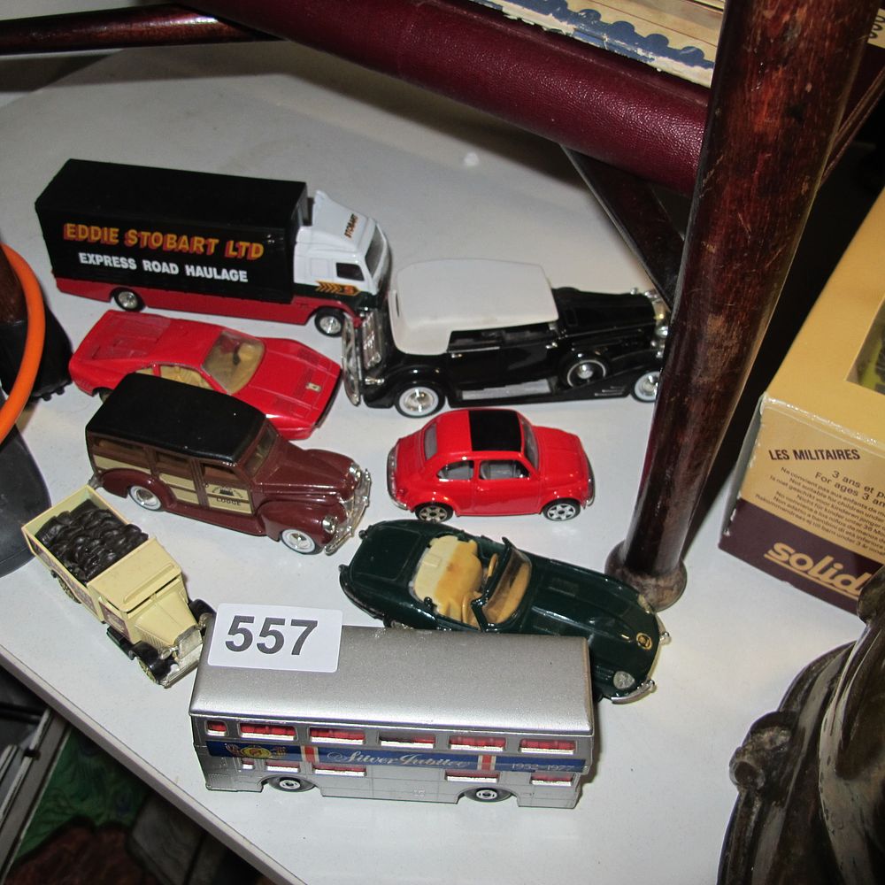 Lot 557: Corgi, Lledo, and Others, Assorted Model Vehicles, Die-Cast,...