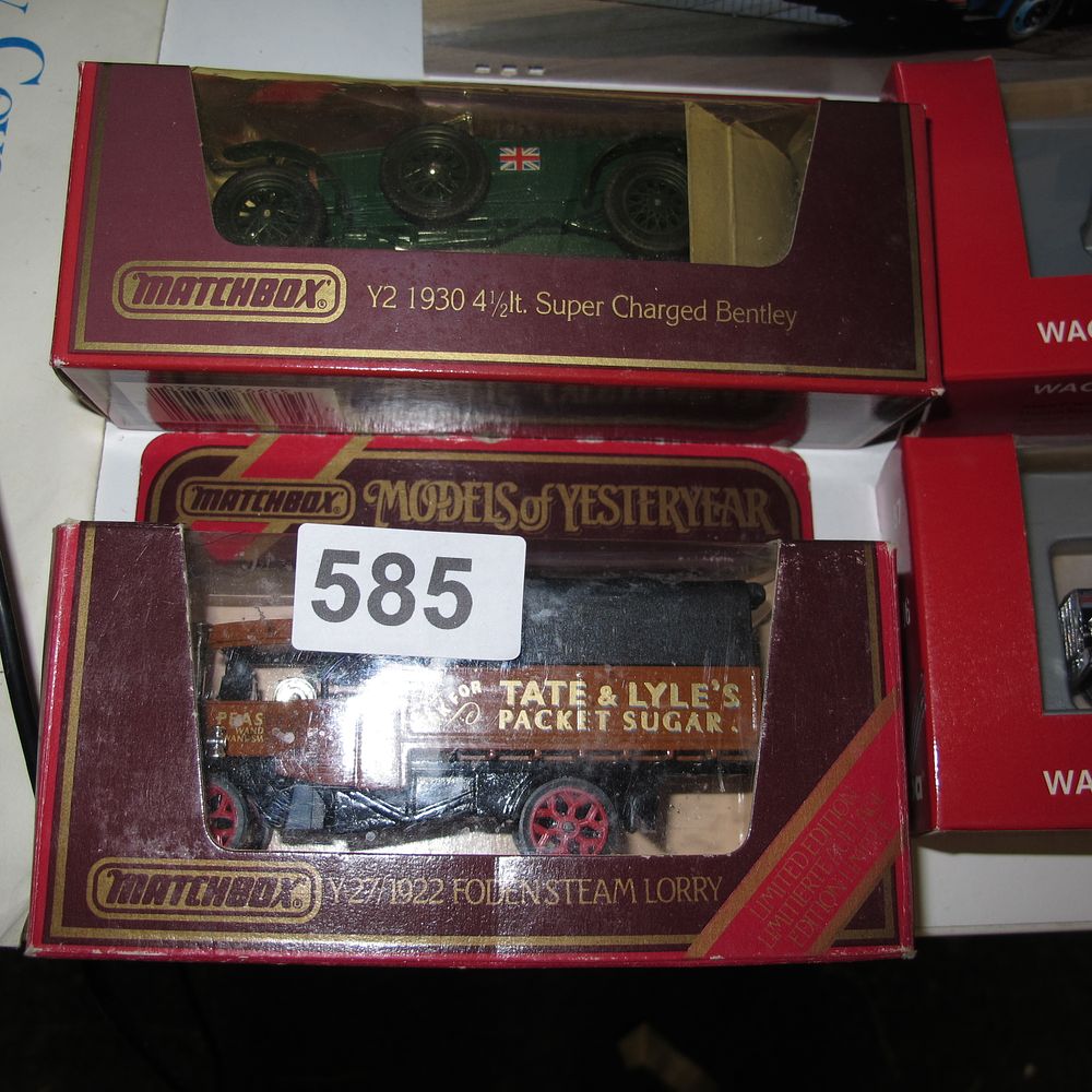 Lot 585: Matchbox, Models of Yesteryear Die-Cast Vehicles, Die-Cast, 1980s